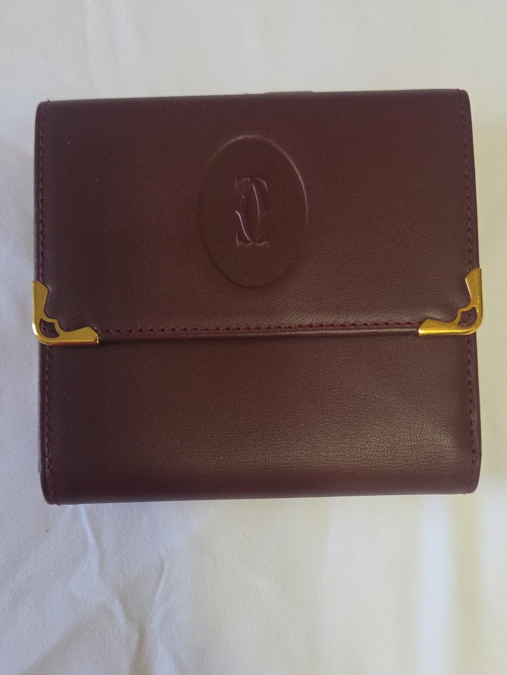 Cartier Burgundy Wallet/Purse. Genuine, Never Used! Immaculatr
